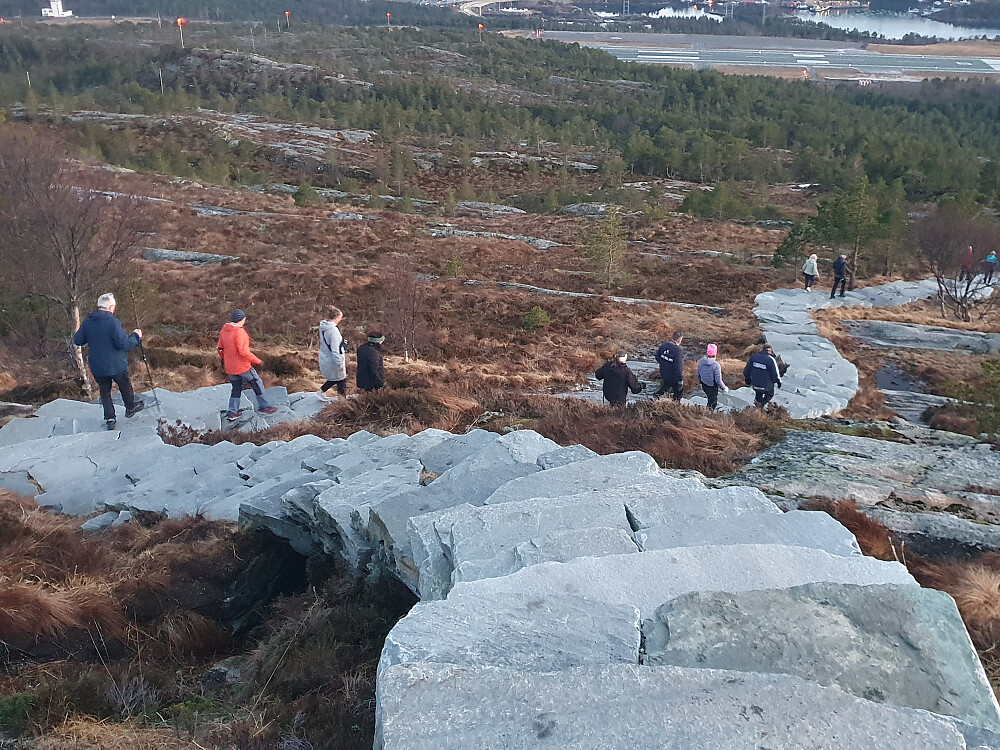 Sherpatrapp helt opp til Kvernberget 