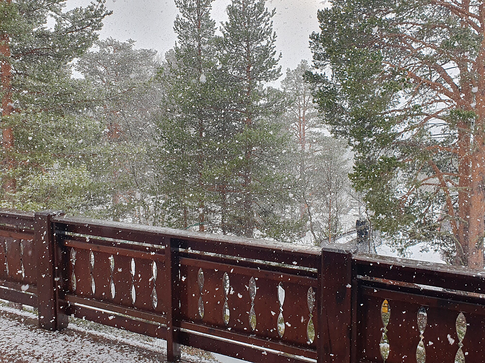 ..til noen snøbyger på Bjorli. 