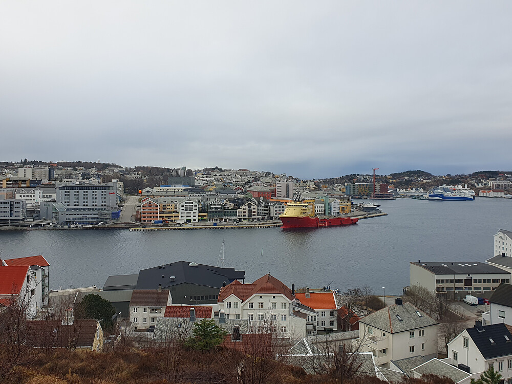 Utsikt fra Wesselhaugan vest