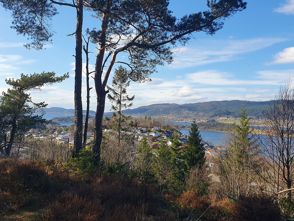 Utsikt fra Kyrkjehaugen