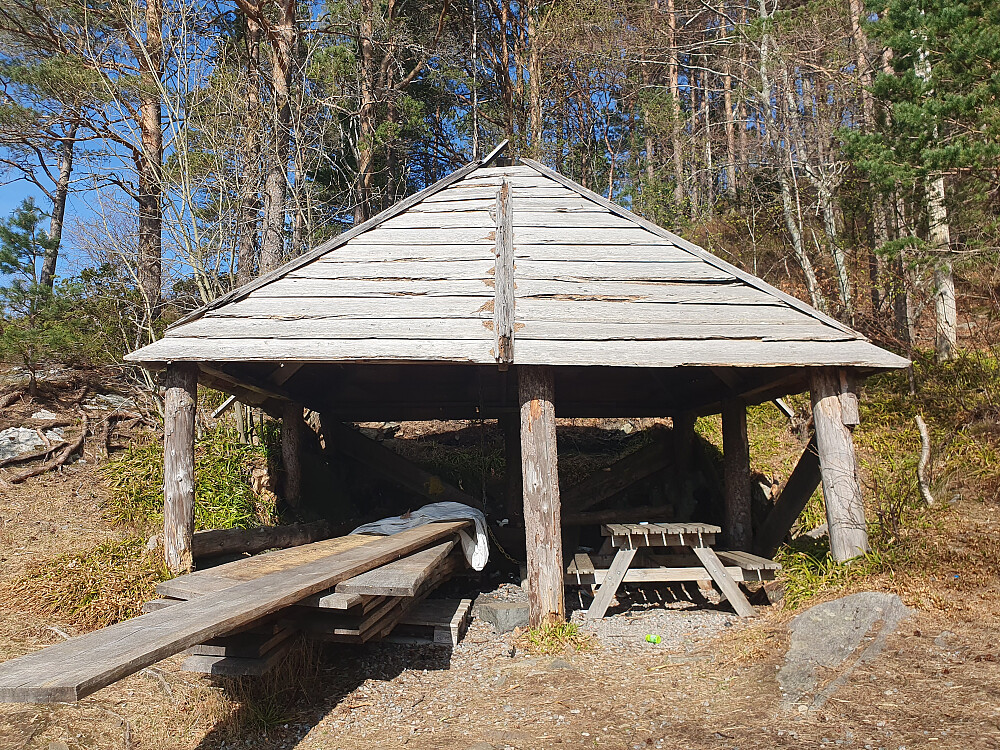 Gapahuk opp mot Husafjellet