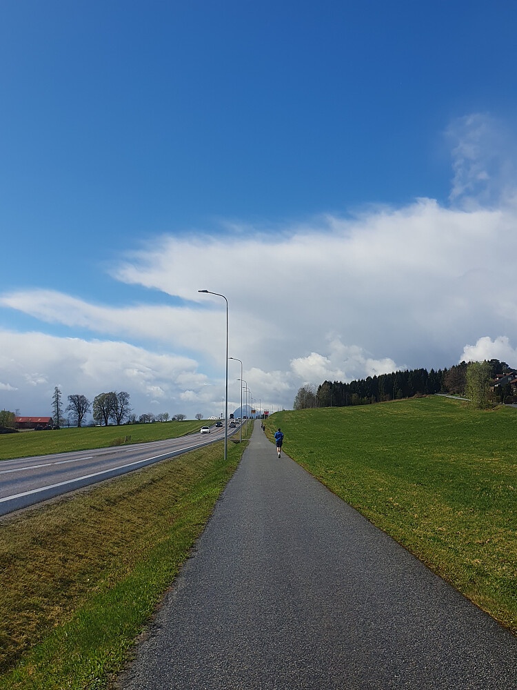 Litt tilskuer på Molde maraton 