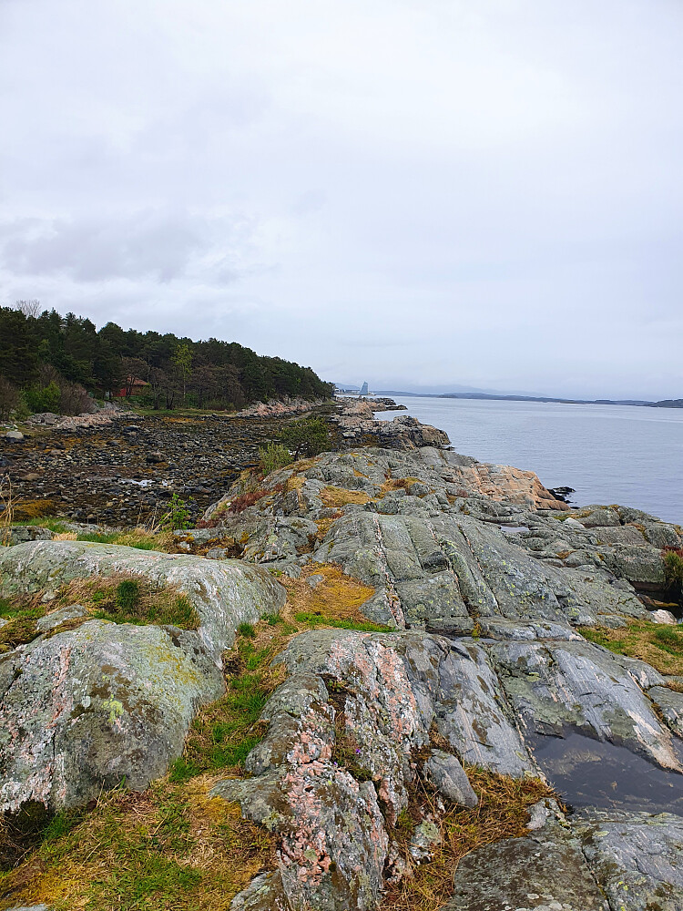På Geitapina - badet mye her da jeg bodde på Kringstad for snart 40 år siden 