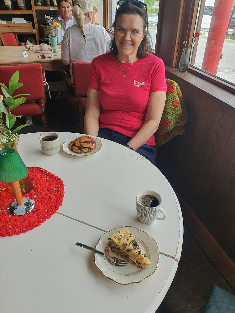 Kaffestopp på Sødahlhuset på Åndalsnes 