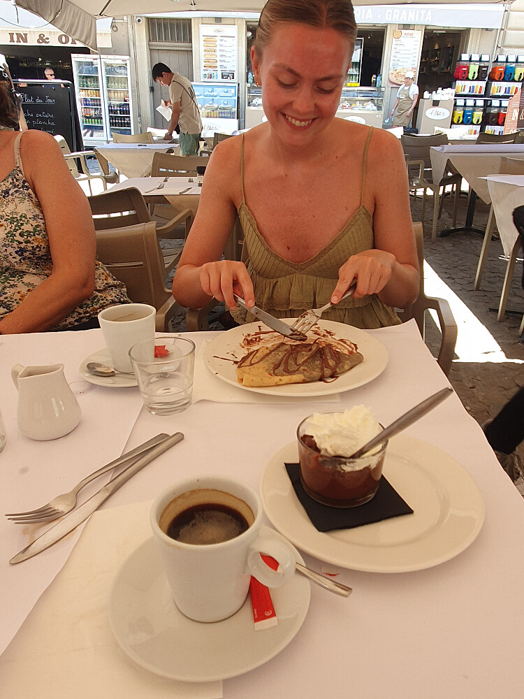 ..og dessert 