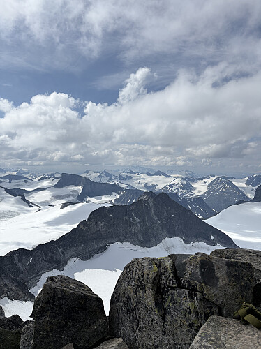 Fra toppen av Galdhøpiggen