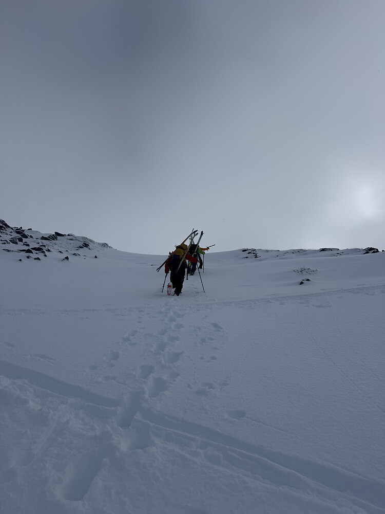 Førstebestigning direkteruta opp skautflyet
