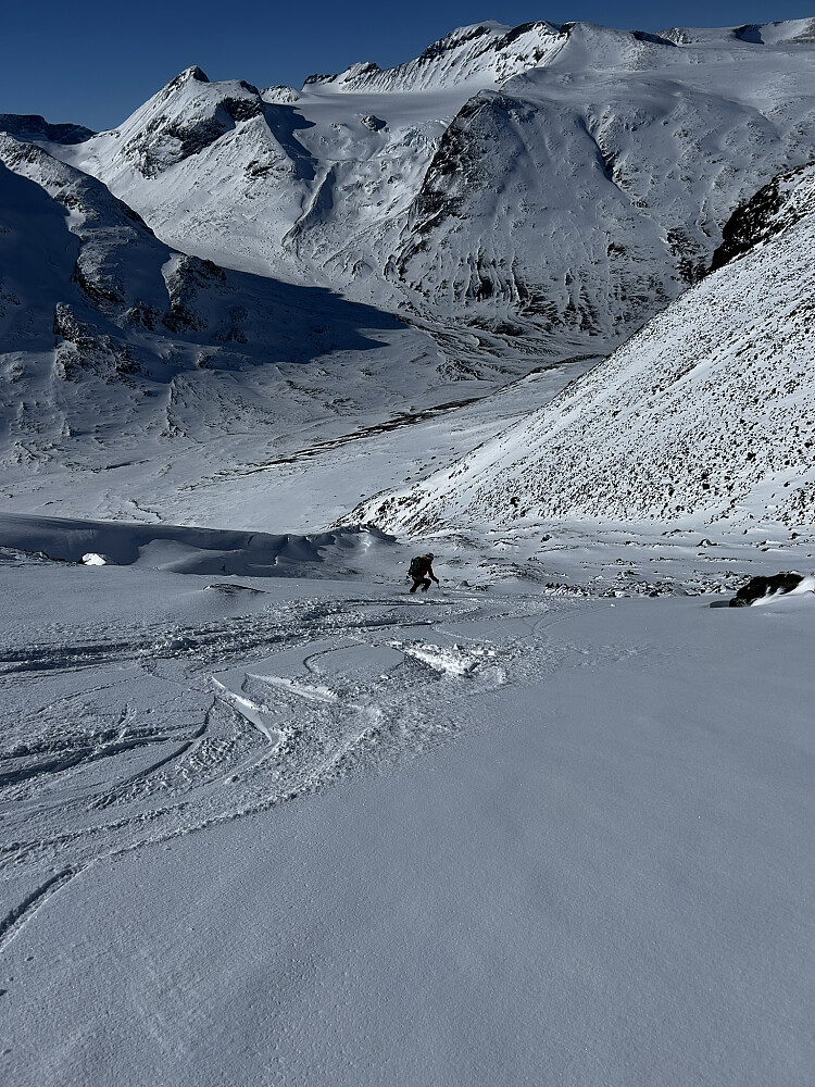 Ned bekkedalen til Spiterstulen