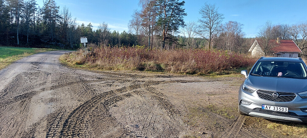 Parkering før bommen