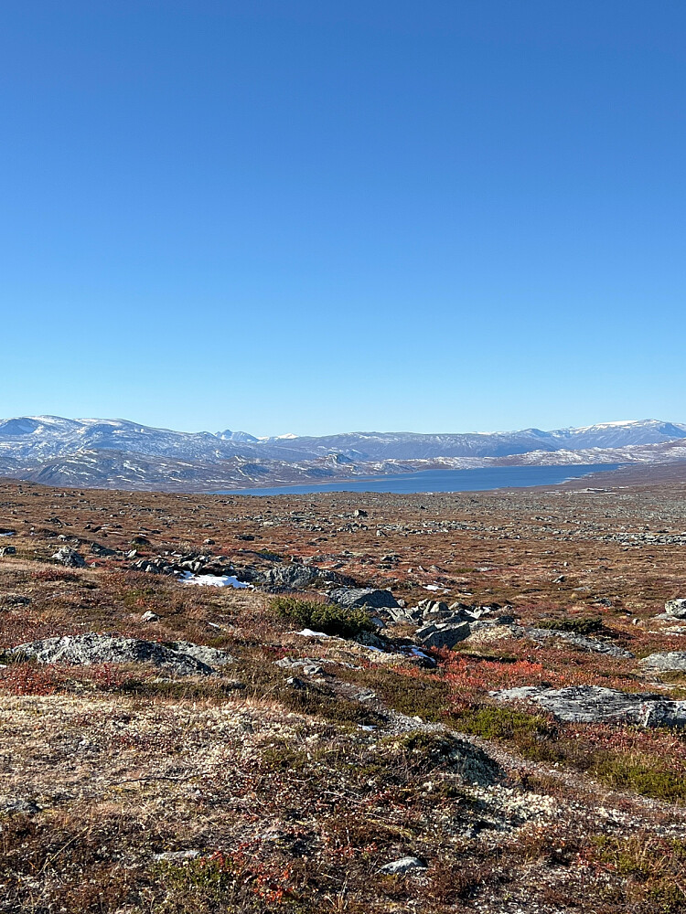 Tverrådalskyrkja i bakgrunn