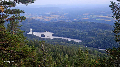 Utsikt med Kollbrekkvannet