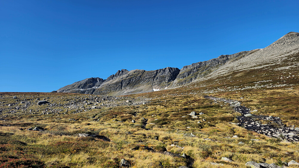 Dagens mål sett fra Dalsbøfjellet.