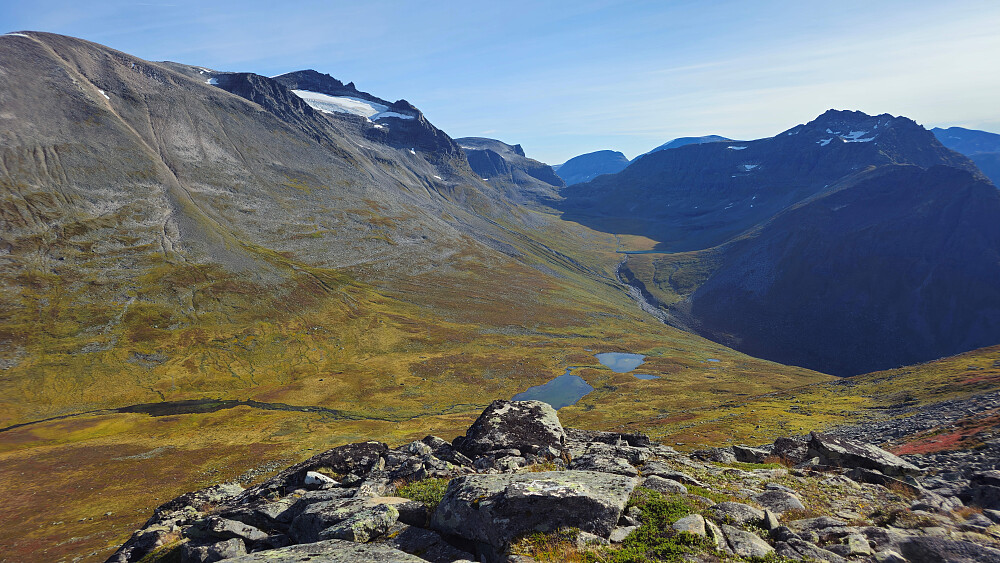Flotte høstfarger i fjellet.