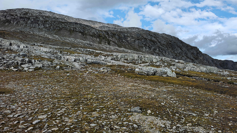 Ruta brukt begge veier. Bare å dra seg opp bratta.