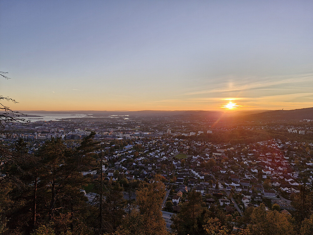 Panoramautsikt fra utsiktspunktet Over Oslo