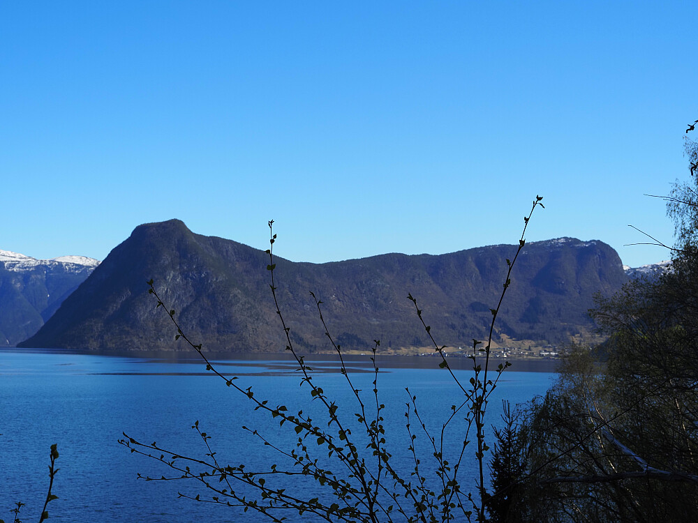 Åsen sett frå fjorden.