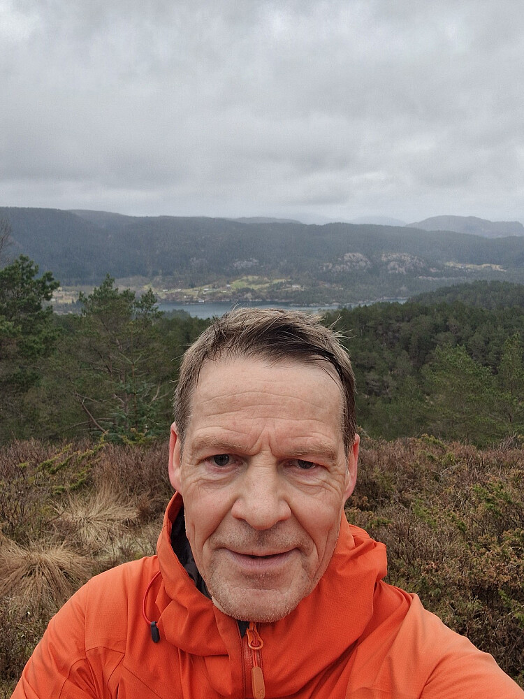 På toppen, og nøgd etter topp 6 på dag 2.