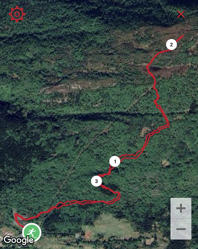 Spor frå Polar-klokka.