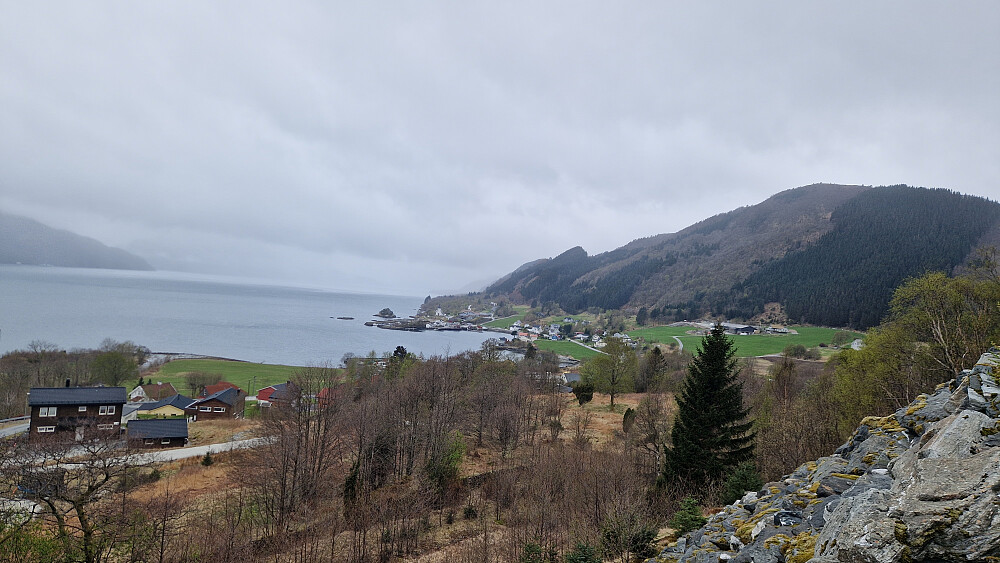 Fin utsikt. Me ser Sørbøheia.