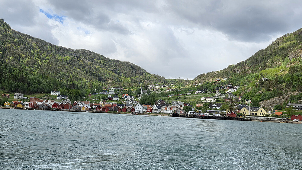 Tilbake mot Solvorn.