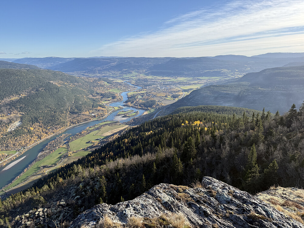 Fra Bjørnsonsprofilen mot Gudbrandsdalen og Vinstra.