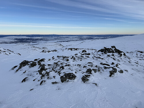 Fra Bjørnbakknøse (1705 m) mot nordøst.