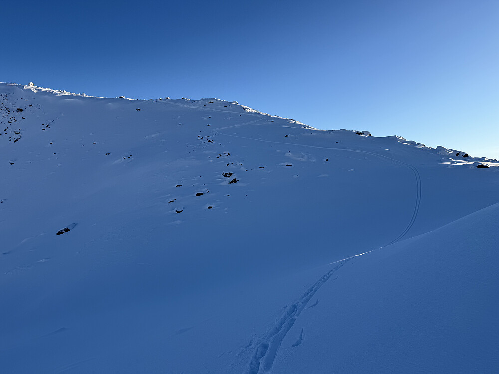 Mellom Veslfjellet og Besseggen.