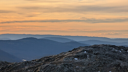 Antennene på Ulriken og Rundemannen i det fjerne.