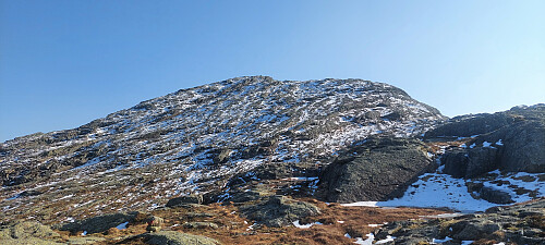 Siste stigning mot Gygrekjeften.