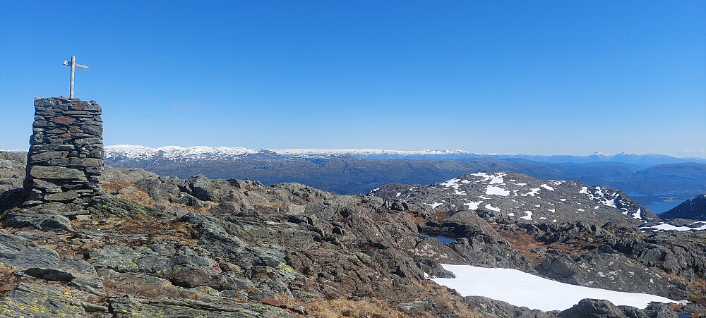 Folgefonna sett frå Gullfjellet.
