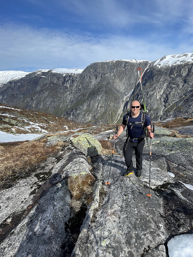 Endelig kommet opp på platået.