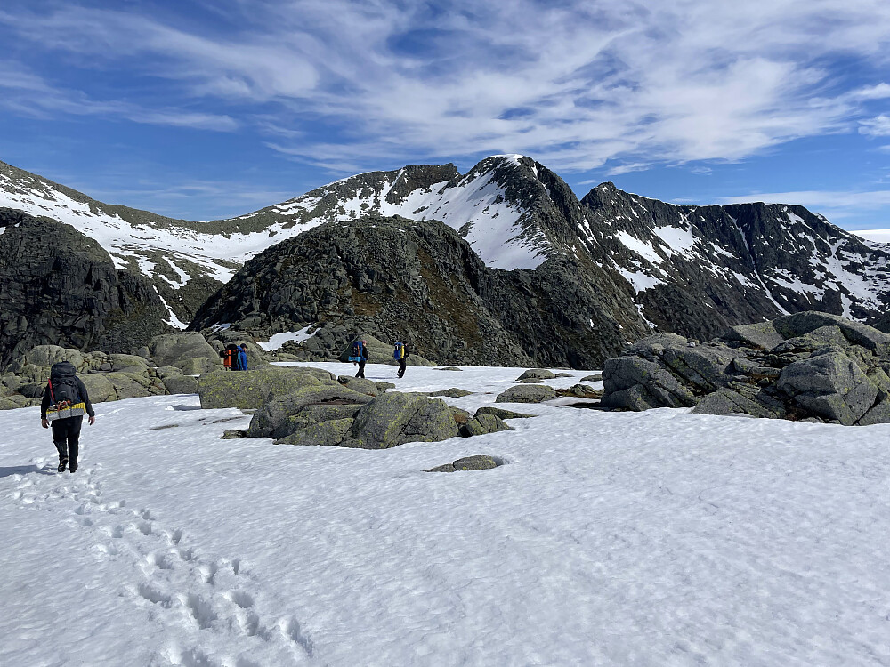 Bjørndalstinden i siktet ved Andersfjellet.