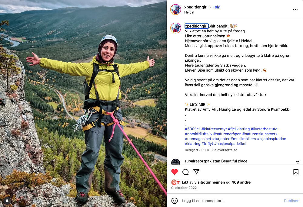 Siste taulengde i andre seksjon.