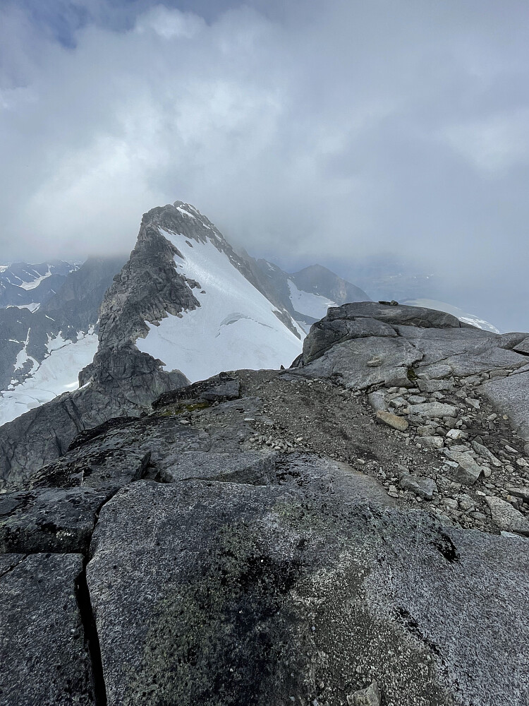 Store Styggedalstinden sett fra Gjertvasstinden.