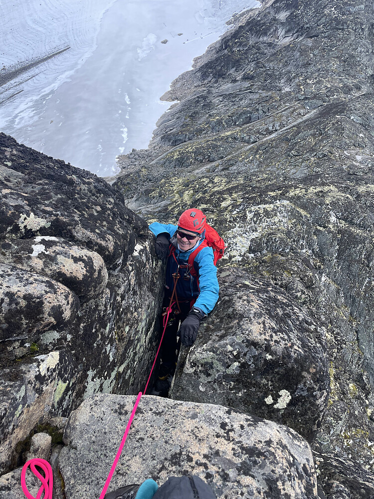 Opp den velkjente sprekken i siste taulengde.