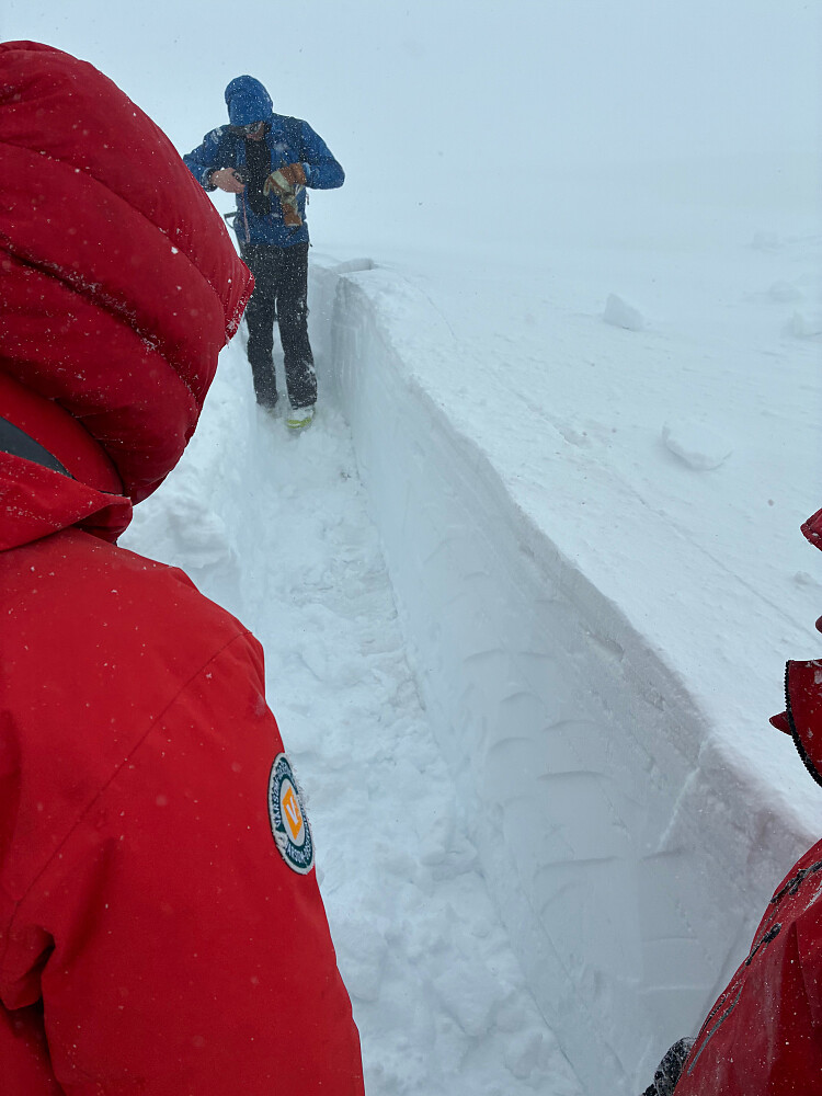 Laaang PST test. Gikk etter ca. 50 cm føring av sag gjennom delvis avrundet kantkornlag.