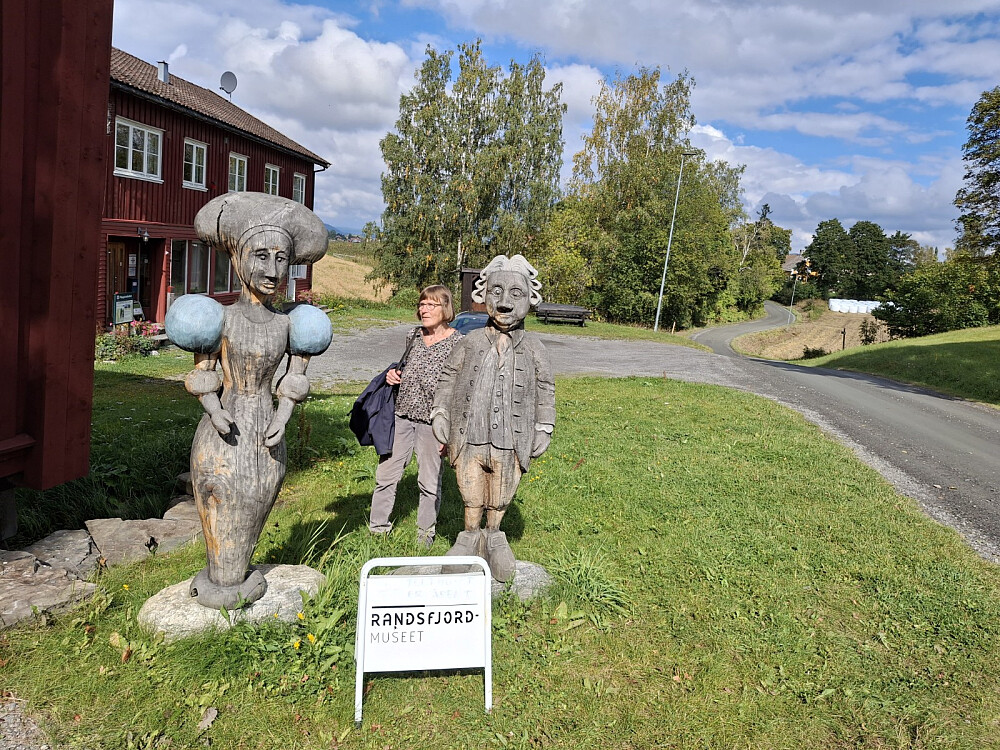 Anne Grete i godt selskap