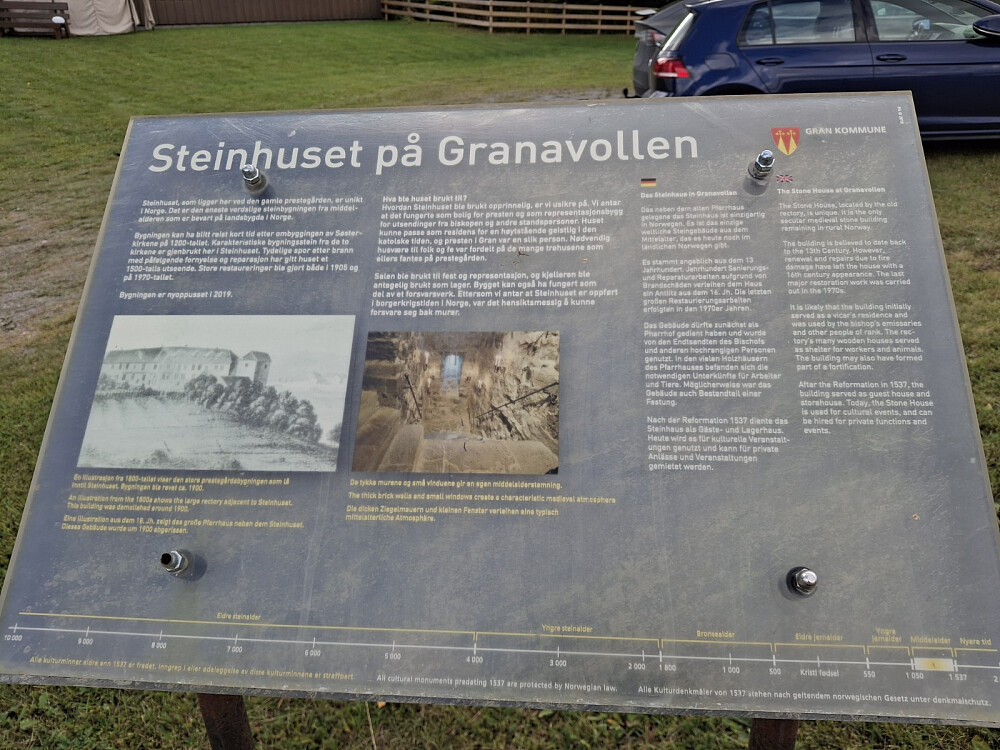 INFO ved Steinhuset