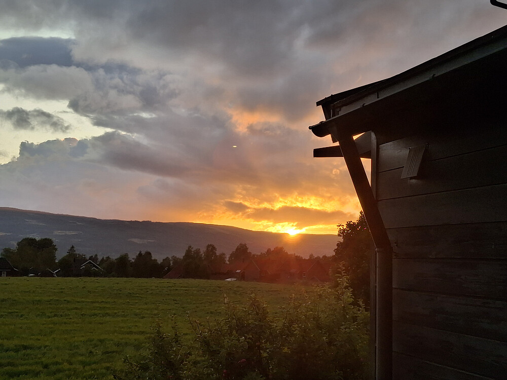 Solnedgang i Blestervegen