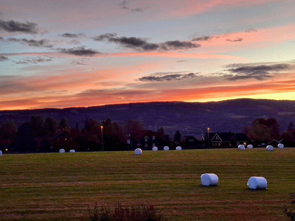 Solnedgang i Blestervegen