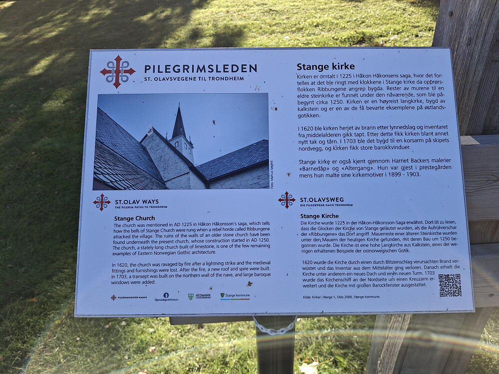 INFO om Stange kirke