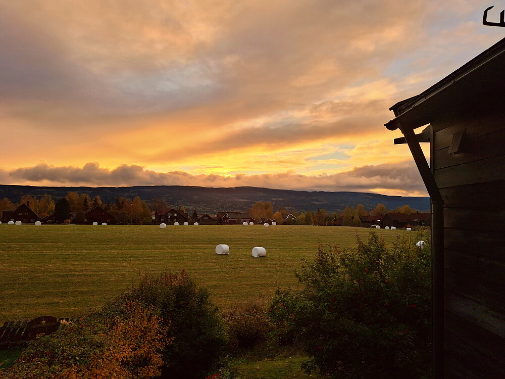 Solnedgang i Blestervegen