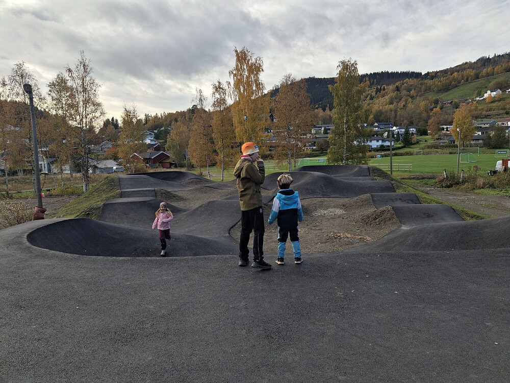 På sykkelbanen