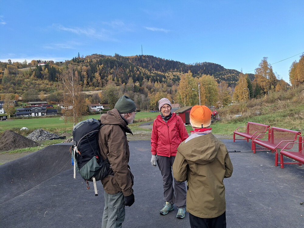 På sykkelbanen