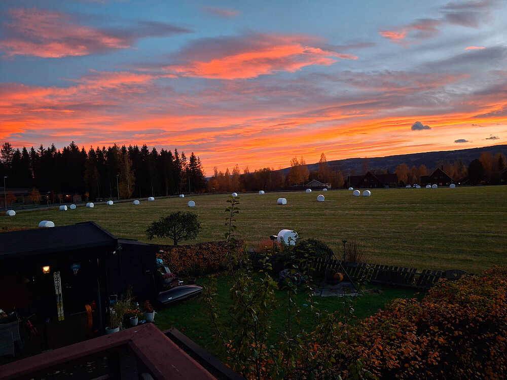 Solnedgang i Blestervegen

