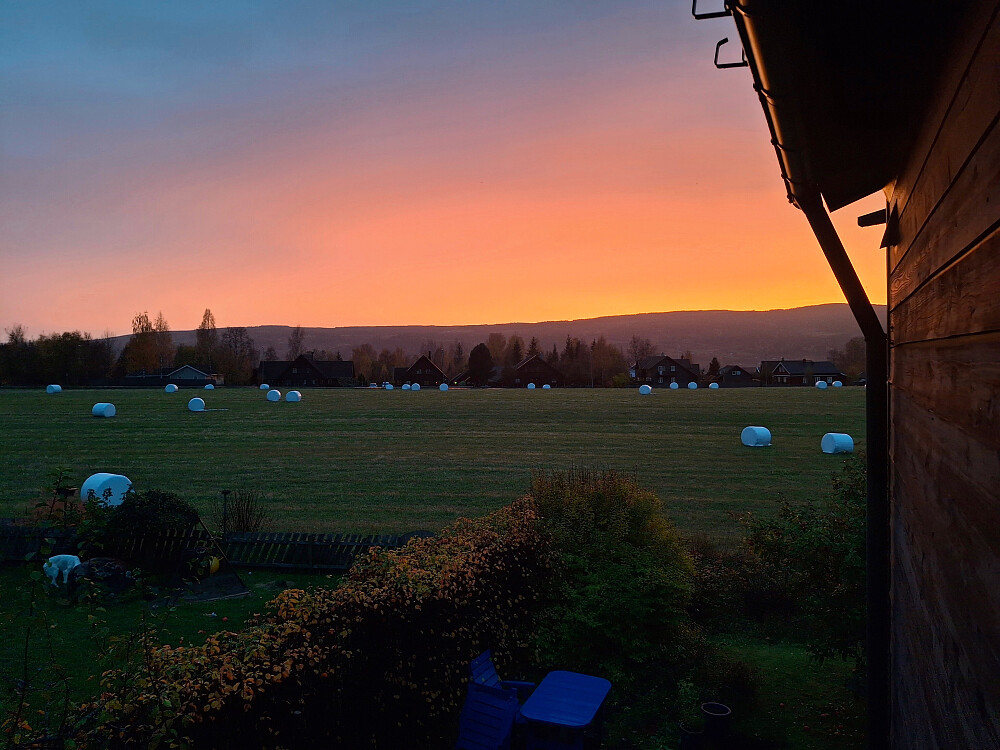 Solnedgang i Blestervegen