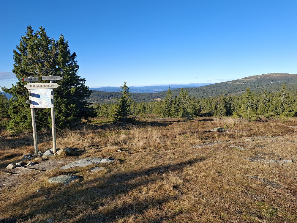 Ved St-og løypekrysset Nordseterfjellet