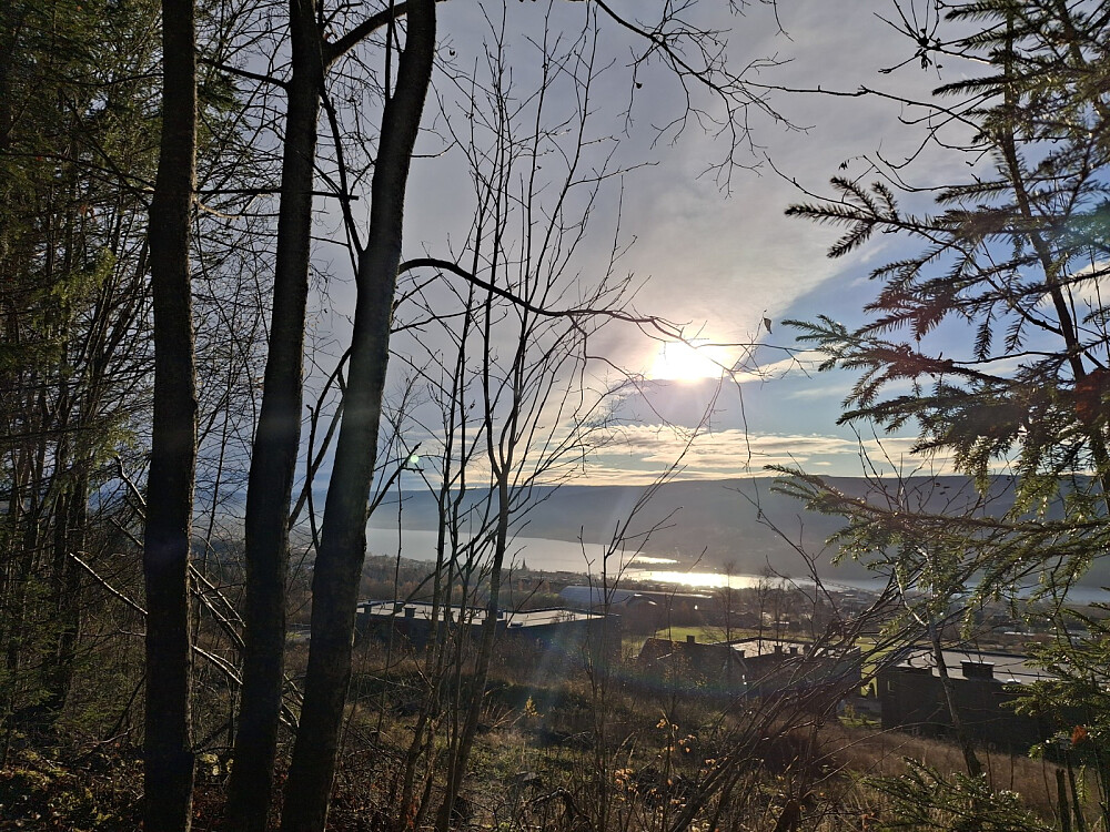 Fra råket ovenfor Ersgård