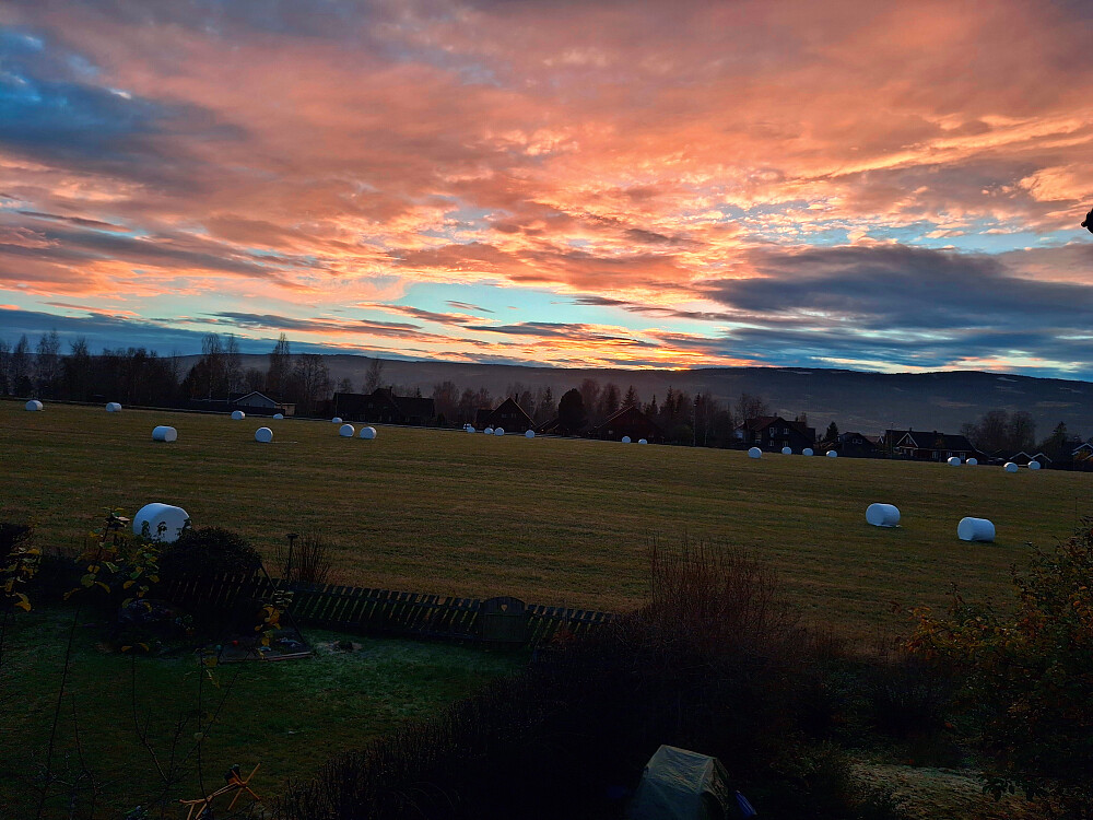 Solnedgang i Blestervegen