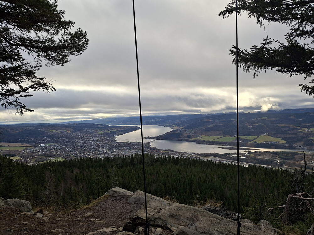 På Balbergkampen utsikt